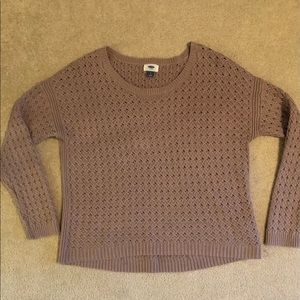 Old Navy pale lilac sweater